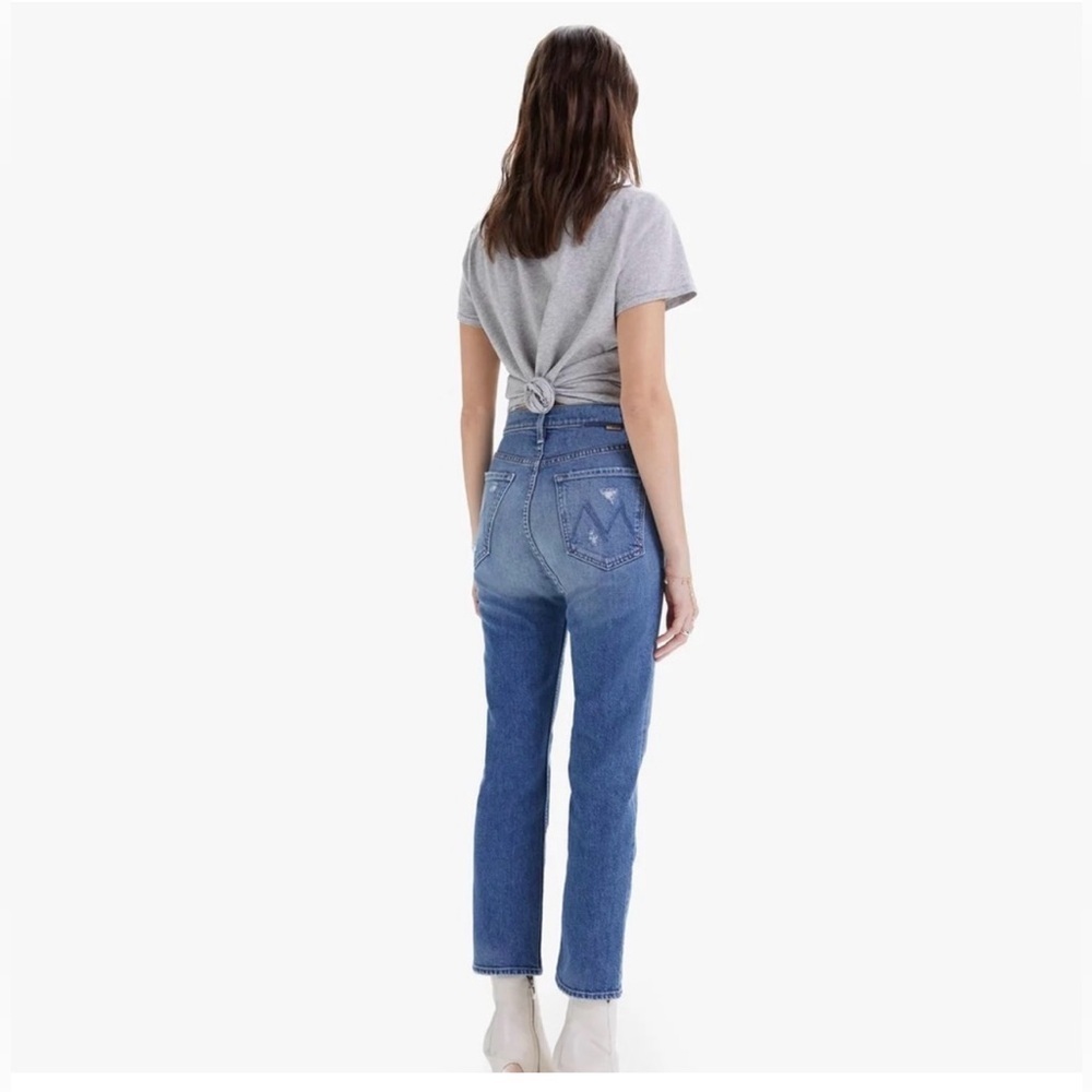 Mother Superior High Waisted Rider Ankle Far Beyond The Sky Jeans Size 26 Wide - Picture 11 of 11